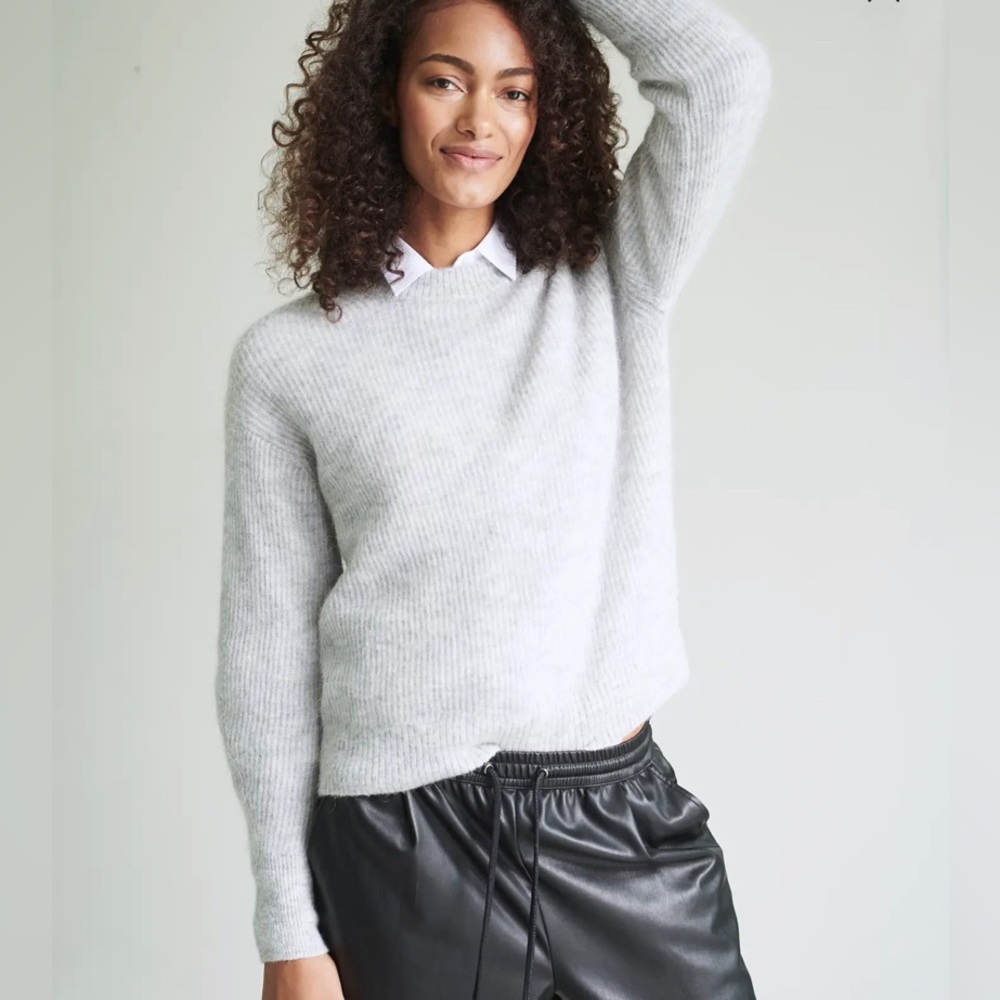 Quince Baby Alpaca Wool Crewneck Sweater